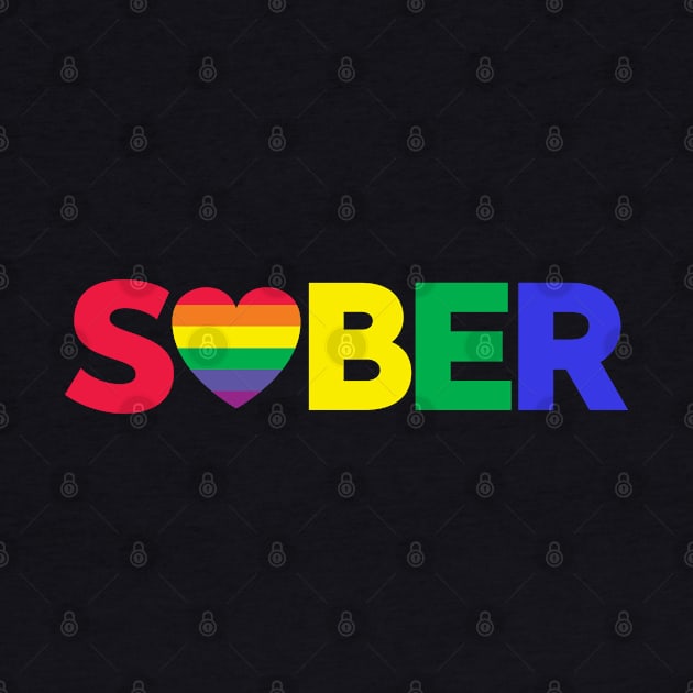 Sober Rainbow Heart by SOS@ddicted